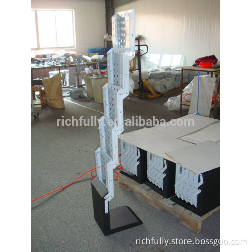Foldable Metal Brochure Rack, brochure display rack, catalogue shelf